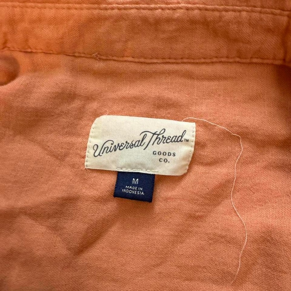 Universal Thread Orange Button Down Shirt - Size M - image 4